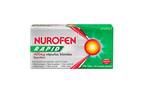 Nurofen rapid 400 mg 20 cápsulas blandas