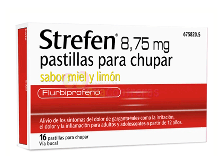 Strefen 8,75 mg 16 pastillas para chupar