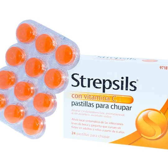 Strepsils con vitamina C 24 pastillas para chupar
