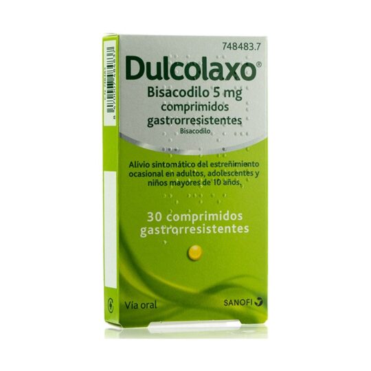 Dulcolaxo Bisacodilo 5 mg 30 comprimidos gastrorresistentes