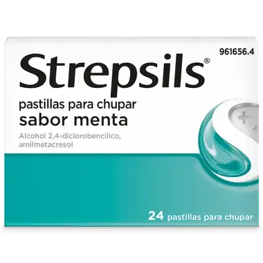 Strepsils pastillas para chupar sabor Menta
