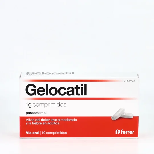 Gelocatil 1 g comprimidos