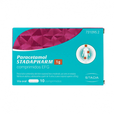 Paracetamol Stadapharm 1 g comprimidos EFG