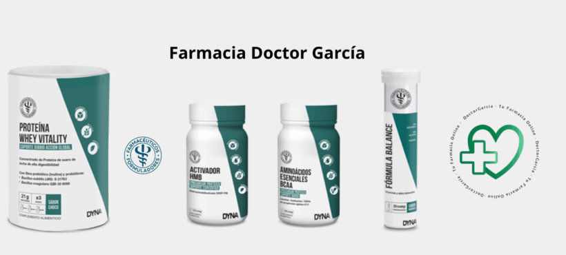 Gama Dyna: proteínas y aminoácidos de calidad farmacéutica para tu salud fisica