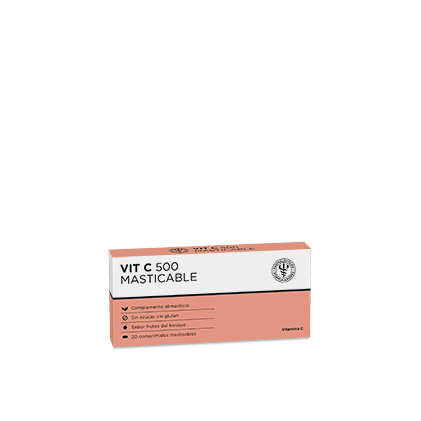 Vitamina C 500 Masticable – Refuerzo antioxidante y defensas naturales